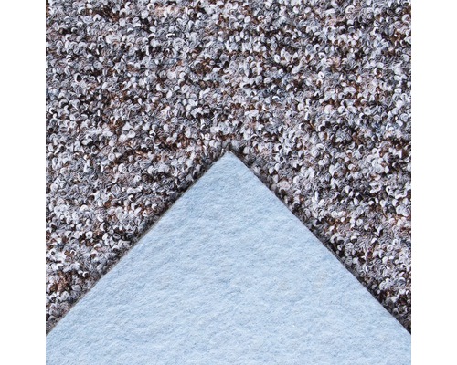 Moquette avec surface chinée et envers textile