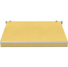 Gelbe Markise zum Schutz vor Sonne