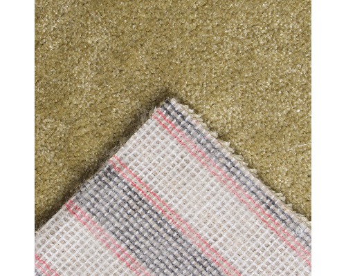 Detailansicht eines Teppichs mit Textilrücken