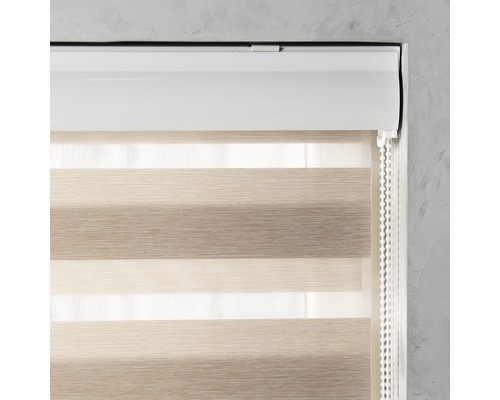 Store double avec rayures horizontales