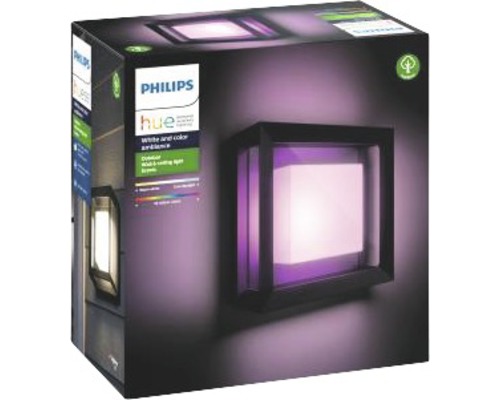 Verpackung einer Philips Hue White and Color Ambiance Aussenwandleuchte