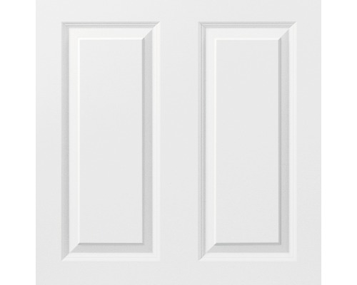 Détail d''une porte intérieure à deux panneaux