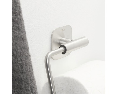 Porte papier toilette Logo Tiger en acier inoxydable