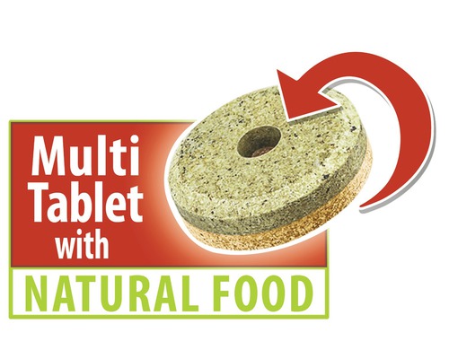 Multitablette mit natürlicher Nahrung