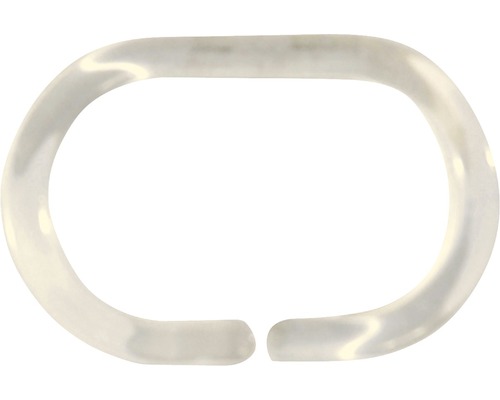 Anneau de rideau de douche transparent 12 pièces Anneau de rideau de douche transparent 12 pièces