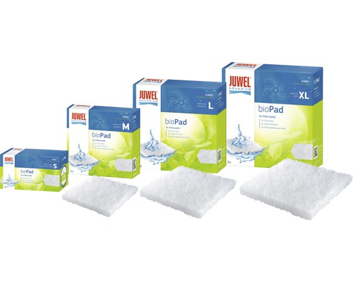 Juwel BioPad ouate de filtration en différentes tailles pour aquariums