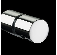 Paroi de douche à l'italienne avec porte coulissante Schulte MasterClass largeur 120 cm butée à gauche verre transparent couleur du profilé chrome-thumb-2