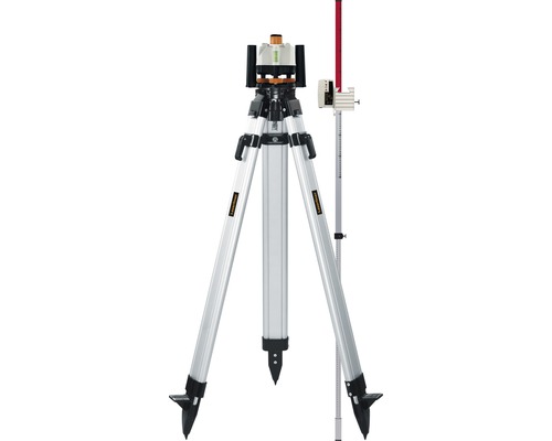 Laser rotatif avec trépied et mire