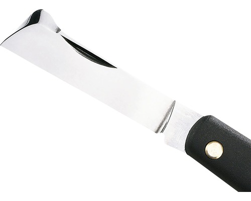 Greffoir à lame droite et manche noir
