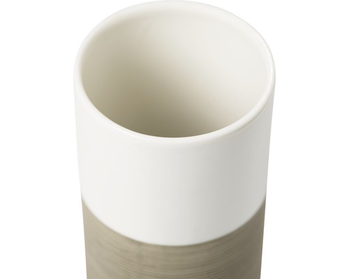 Zweifarbige Vase aus Keramik
