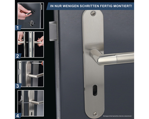 Instructions de montage d''une garniture de porte en quelques étapes
