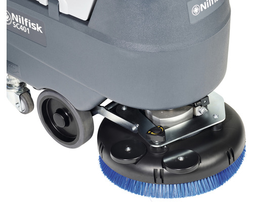 Détail de l''autolaveuse Nilfisk