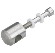 Befestigungselement aus Metall mit Gewinde und Unterlegscheiben