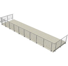 Brücke mit Geländer