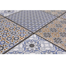 Motif de carreaux décorés