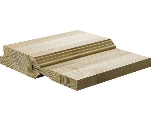 Section transversale du profilé de porte en bois