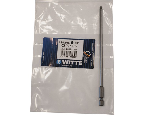 Witte Werkzeuge Torx T 10 Bit, eine Stück pro Packung