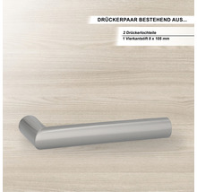 Türdrücker aus Metall