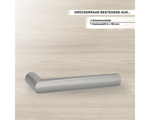 Türdrücker aus Metall