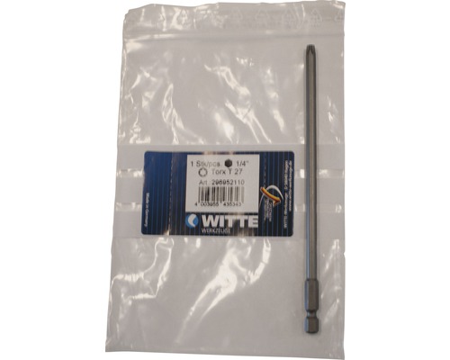 Embout Torx taille T 27 dans un sachet
