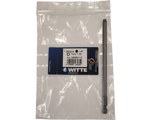 Witte Werkzeuge Torx Bit T 30, 1/4 pouce