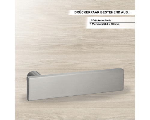 Türdrücker aus Edelstahl