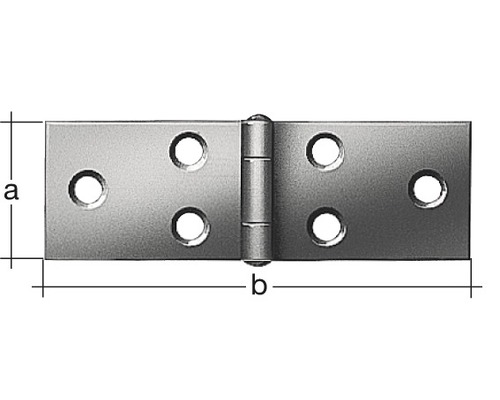 Charnière avec dimensions