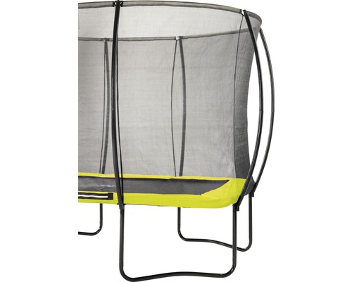 Trampoline de jardin avec filet de sécurité