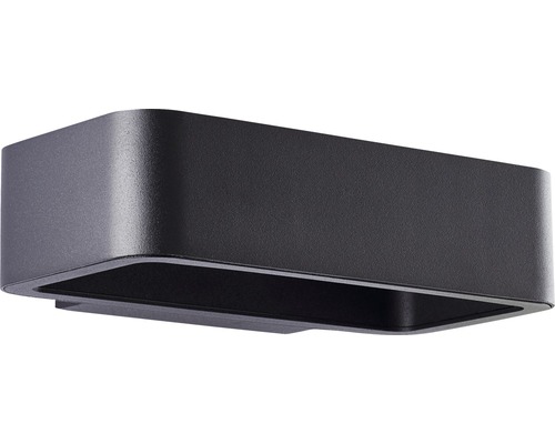 Applique murale extérieure rectangulaire noire