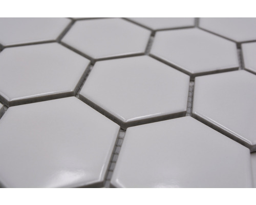 Carreaux de céramique hexagonaux, mosaïque