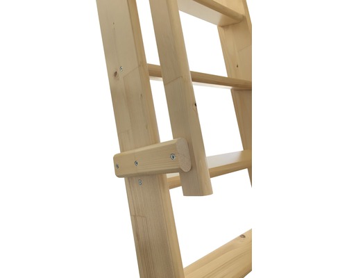 Gros plan d''une échelle en bois avec des barreaux