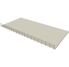Illustration einer erhöhten Terrasse mit Geländer