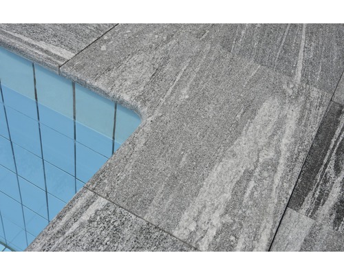 Gros plan de dalles de pierre grises