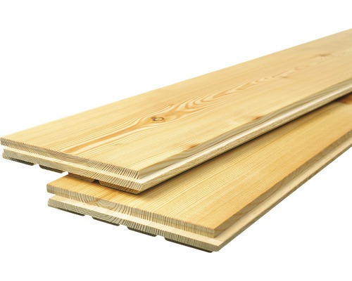 Planches de profil en bois empilées