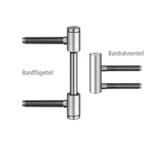 Fiche à visser partie femelle V4400GL pour DORMA Office Junior ferrure pour porte en verre-thumb-2