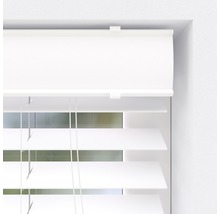 Store vénitien PVC aspect bois blanc 60x130 cm-thumb-7