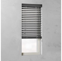 SOLUNA PVC-Jalousie Holzoptik grau 150x175 cm
