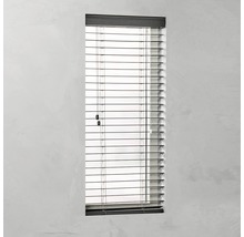 SOLUNA PVC-Jalousie Holzoptik grau 150x175 cm