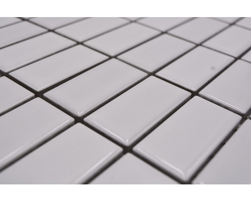 Rechteckige, glänzende Fliesen, Nahaufnahme