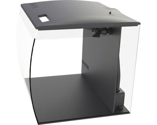 Aquarium rectangulaire avec couvercle