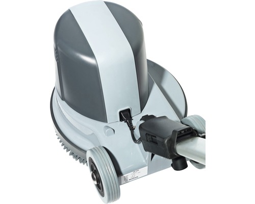 Bodenreinigungsmaschine mit Rädern und Kabelanschluss