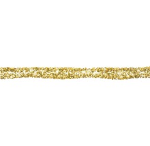 Ruban à paillettes décoratif doré