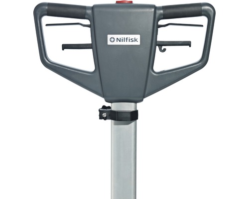 Nilfisk Logo auf einem Reinigungsgerät