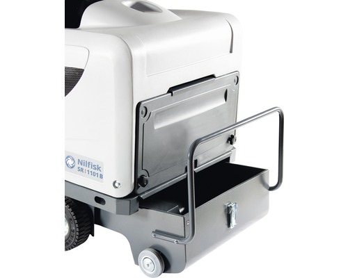 Balayeuse aspiratrice Nilfisk avec bac à déchets amovible