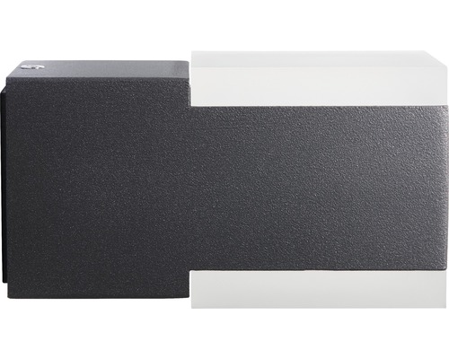 Applique murale extérieure grise et blanche