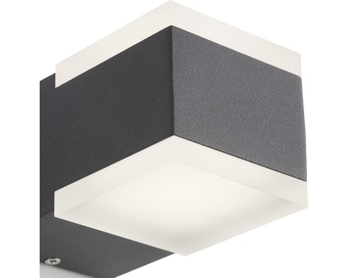 Applique murale extérieure carrée avec éclairage LED