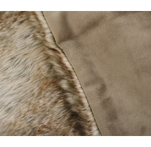 Couverture aspect peau ours brun 150x200 cm-thumb-6