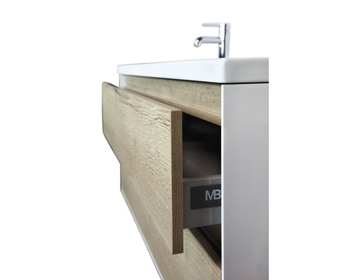 Meuble sous-lavabo avec tiroir et lavabo à poser