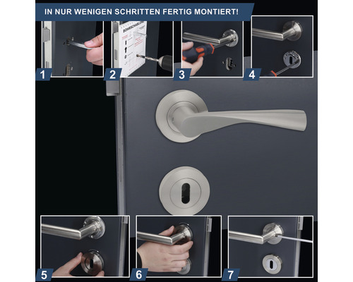 Montageanleitung für eine Türklinke in wenigen Schritten