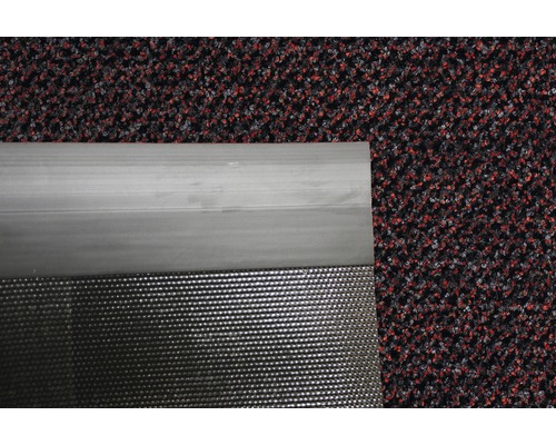 Profilé de transition en aluminium sur moquette